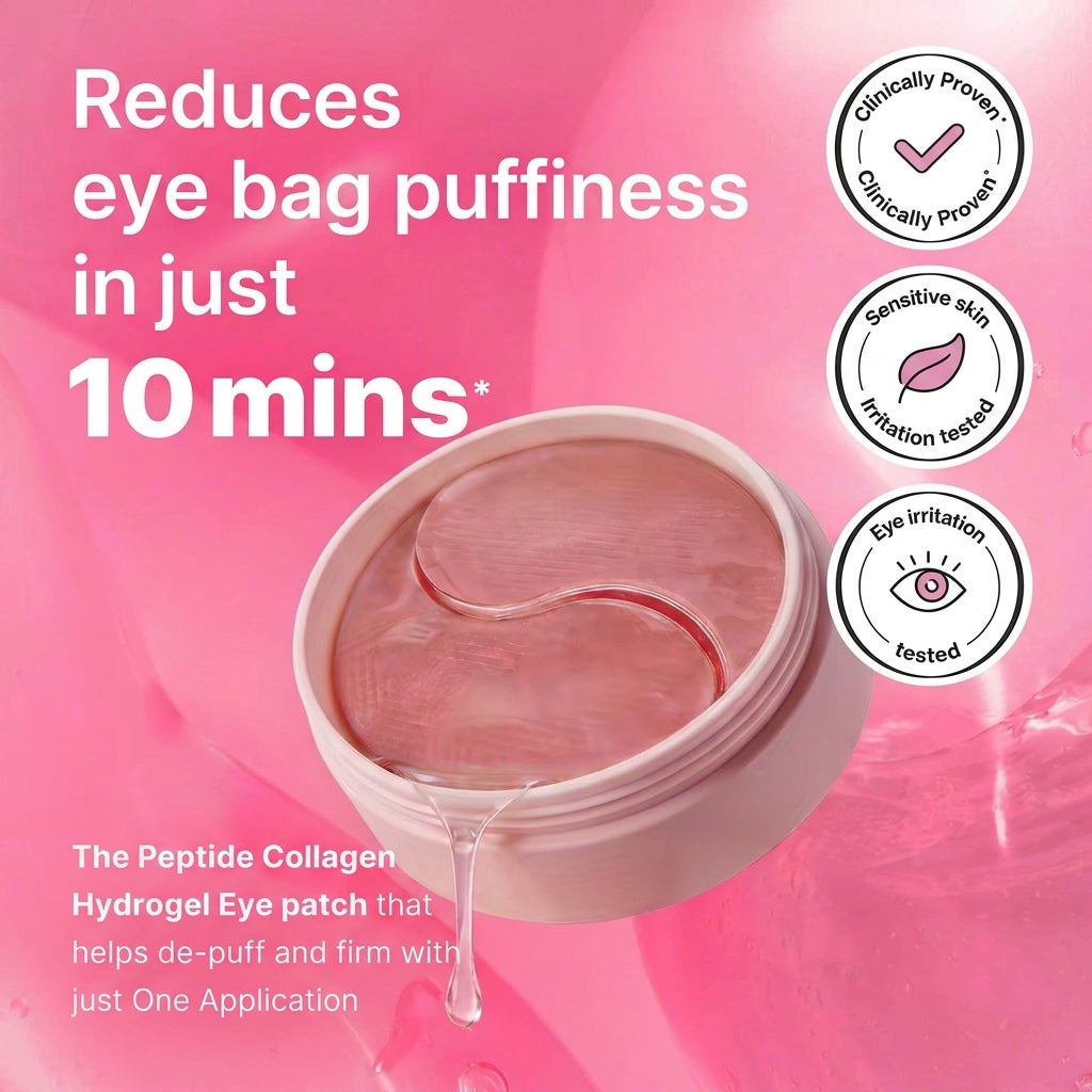 Collagen Caffeine Eye Patch – Peptides To Smooth, Plump & Brighten Under-Eyes